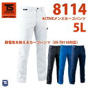 作業服 藤和 TS DESIGN 8114 ACTIVEメンズカーゴパンツ 5LSALEセール