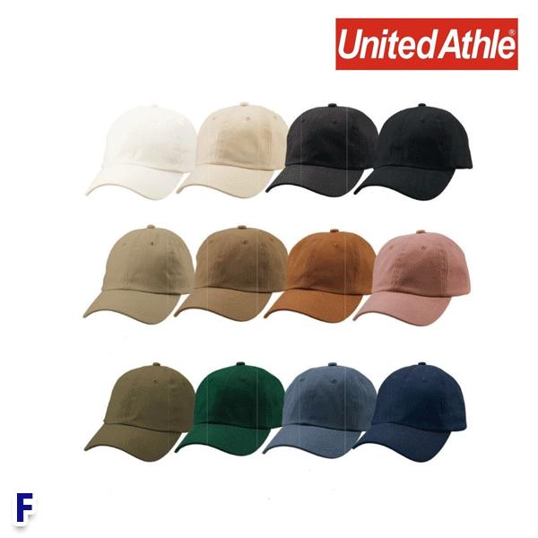 UnitedAthle ユナイテッドアスレ/9670-01/コットン ツイル ロー キャップ F フリー SALEセール 23A