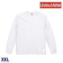 UnitedAthle ユナイテッドアスレ/5913-01/6.2オンス プレミアム ロングスリーブ Tシャツ(2.1インチリブ) XXL ホワイト SALEセール 23A