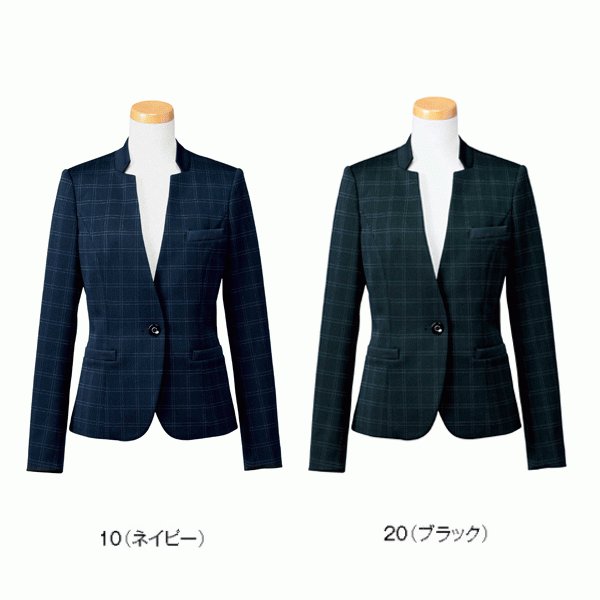 U2021 ジャケット 17号から19号 ユニレディーUNILADY 事務服オフィスウェア