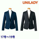 U2824 ジャケット 17号から19号 ユニレディーUNILADY 事務服オフィスウェア