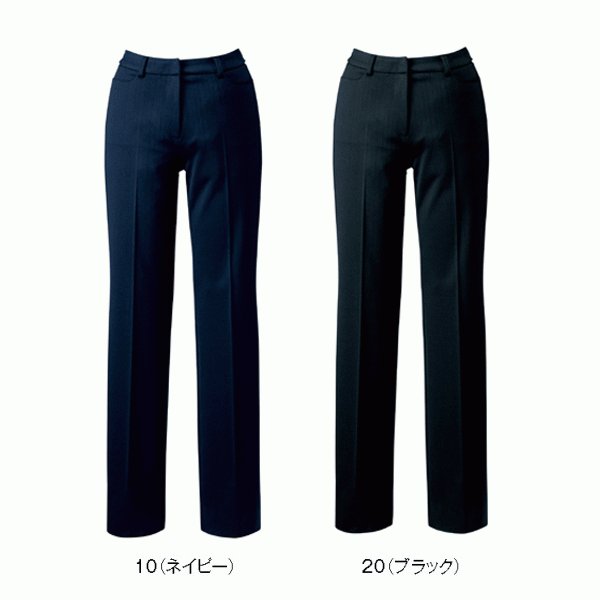 U7021P パンツ(セミローライズ) 21号から23号 ユニレディーUNILADY 事務服オフィスウェア