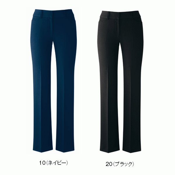 U7337P パンツ(セミローライズ) 21号から23号 ユニレディーUNILADY 事務服オフィスウェア