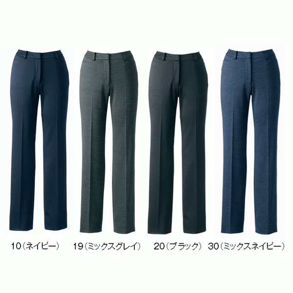 U7825P パンツ(セミローライズ) 21号から23号 ユニレディーUNILADY 事務服オフィスウェア