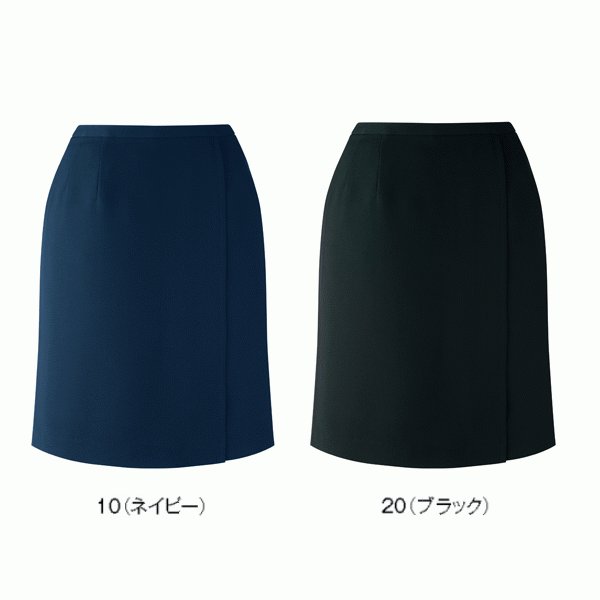 U7336C ラップキュロット 5号から19号 ユニレディーUNILADY 事務服オフィスウェア