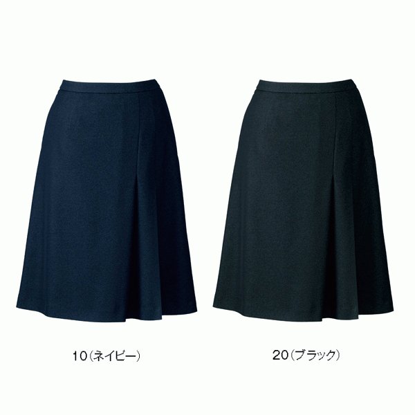 U9025 セミフレアスカート 5号から19号 ユニレディーUNILADY 事務服オフィスウェア