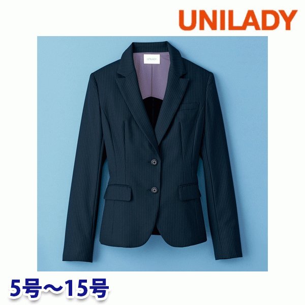 U21550 長袖サマージャケット 5号から15号 ユニレディーUNILADY 事務服オフィスウェアY22SS