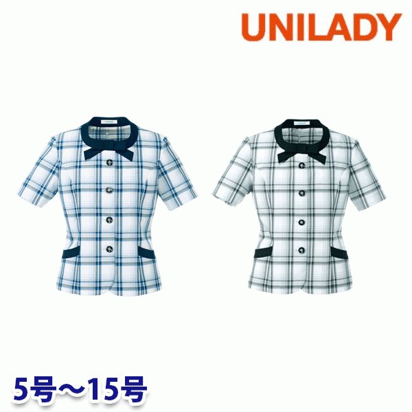 U21851 サマージャケット 5号から15号 ユニレディーUNILADY 事務服オフィスウェアY22SS