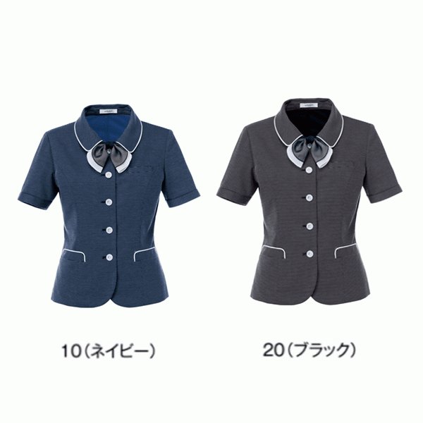 U21752 サマージャケット 17号から19号 ユニレディーUNILADY 事務服オフィスウェアY22SS