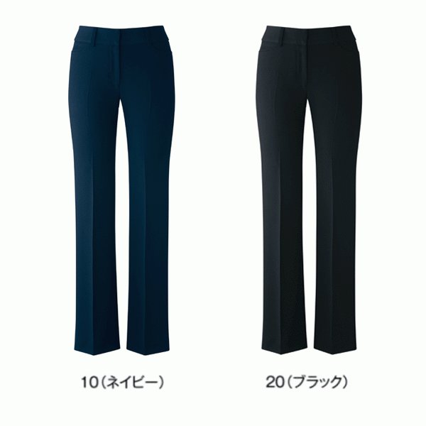 U71854P パンツ(セミローライズ) 21号から23号 ユニレディーUNILADY 事務服オフィスウェアY22SS