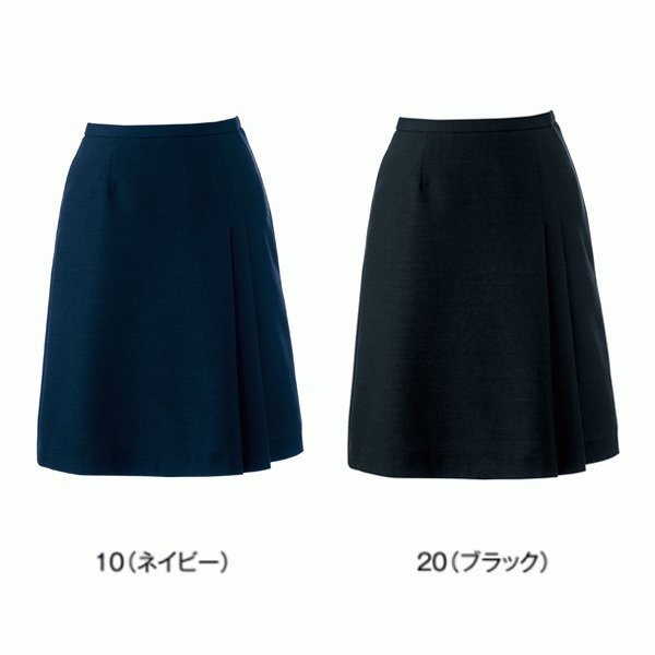 U91854 Aラインスカート 21号から23号 ユニレディーUNILADY 事務服オフィスウェアY22SS