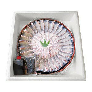 国産養殖真鯛しゃぶしゃぶ　セット真鯛しゃぶしゃぶ用300g、ポン酢80ml※特定原材料(小麦・乳)を含みます。