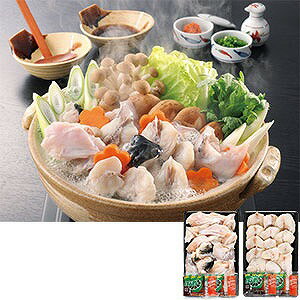 日高本店ふくちり鍋セットIC-UMとらふくあら250g、まふくちり200g、ぽん酢・もみじおろし×各4※特定原材料(小麦)を含みます。