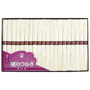 乐天商城 - 揖保乃糸縒りつむぎ　北海道産小麦使用YTS-30（濃紫帯）50g×20束、紙函※特定原材料（小麦）を含みます。
