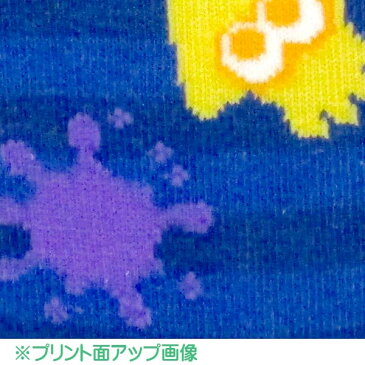 【メール便可】スプラトゥーン2 靴下 クルー丈 ボーダー柄【16-18cm・19-21cm】【バンダイ 任天堂 Switch ゲーム キャラクターグッズ 衣類 子ども用 キッズサイズ くつ下 】