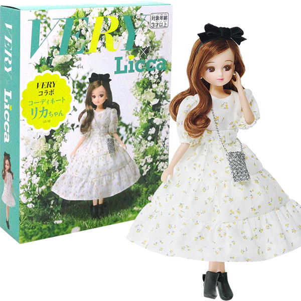 リカちゃん人形 本体 LD-16 VERYコラボ コーディネートリカちゃん | おもちゃ 女の子 服 セット 3歳 玩具 おすすめ ラッピング リカちゃん