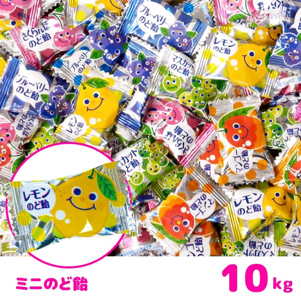 ミニのど飴 10kg お菓子 飴 キャンディー