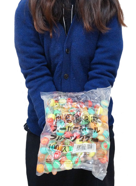 スーパーボール フルーツ27mm 100個セット 3