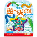 入浴剤と、カラフルなつなげ〜るチューブが4個入っています。 なに色が出るかは開けてからのお楽しみ。お風呂の時間を楽しもう♪ ＜あそびかた＞ ・チューブをつなげて輪っかを作り、輪投げで遊んでみよう。 ・カラーを組み合わせて、ハートや星などの図形を作って湯船に浮かべてみよう。 ・伸ばしたり曲げたりすると、ポキッと音が鳴って楽しめるよ。 ・つなげたチューブにお湯を流して、ウォータースライダーを作って遊んでみよう。 【セット内容】 ・粉末浴用化粧品（25g/湯色：ブルー/日本製） ・つなげ〜るチューブ：4個 ※セット内容にないものは商品には含まれません。 【ラインナップ】 ・レッド ・ブルー ・グリーン ・イエロー ・パープル ・オレンジ ※いずれか4個（4色×各1個）が入っています。 ◆パッケージサイズ：約 H17.5×W14×D2.5cm ◆対象年齢：7歳以上 ◆製品材質 ・入浴剤成分：硫酸Na、シリカ、マコンブエキス、スクワラン、水、エタノール、DPG、BG、香料、青1、赤106 ・チューブ：PP,PE ◆メーカー：株式会社Pirates Factory ※画像と実際の商品は多少異なる場合があります。 ※ご利用のパソコンやスマートフォンの画面設定や環境により、色味が異なるように見える場合があります。予めご了承くださいませ。 ※ご注文の前に必ずお読み下さい※ こちらの商品は、初期不良を含むすべてのサポートがメーカーサポートとなります。 予めご承知の上、ご購入ください。 不具合等ございましたら、直接メーカーへお問い合わせください。 【メール便出荷可能】 こちらの商品は、メール便で発送することが可能です。 ご希望の方は備考欄に「メール便希望」と必ずご記載ください。 記載がない場合は「宅配便」での発送となり、宅配便送料がかかります。 ★メール便発送のご注意★ ●こちらの商品は「2点」まではメール便1通で発送可能です。 ●こちらの商品以外の商品と組み合わせてのご注文は、宅配便での発送・料金になります。 ●メール便は基本的にポストへの投函となります。日時指定が出来ません。 ●お支払方法は「代金引換不可」クレジットカードまたは銀行振込でお願い致します。 ●不着や破損事故など、配送中の商品保障はありません。予めご了承ください。