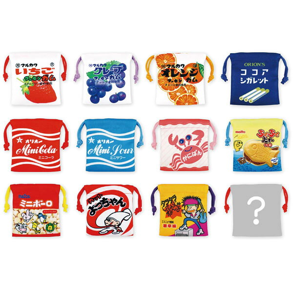 【メール便可】お菓子シリーズトレーディングミニ巾着 単品 （どれが届くかお楽し...