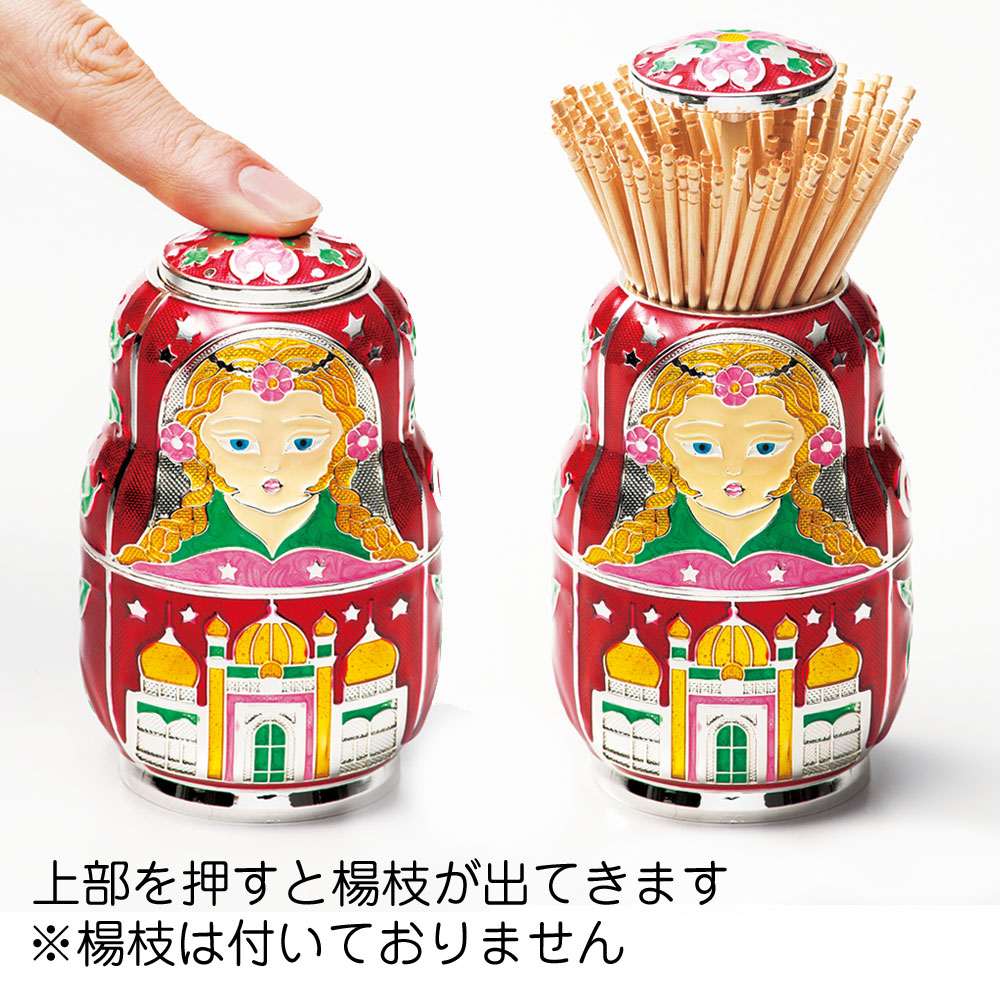 マトリョーシカ楊枝入れ