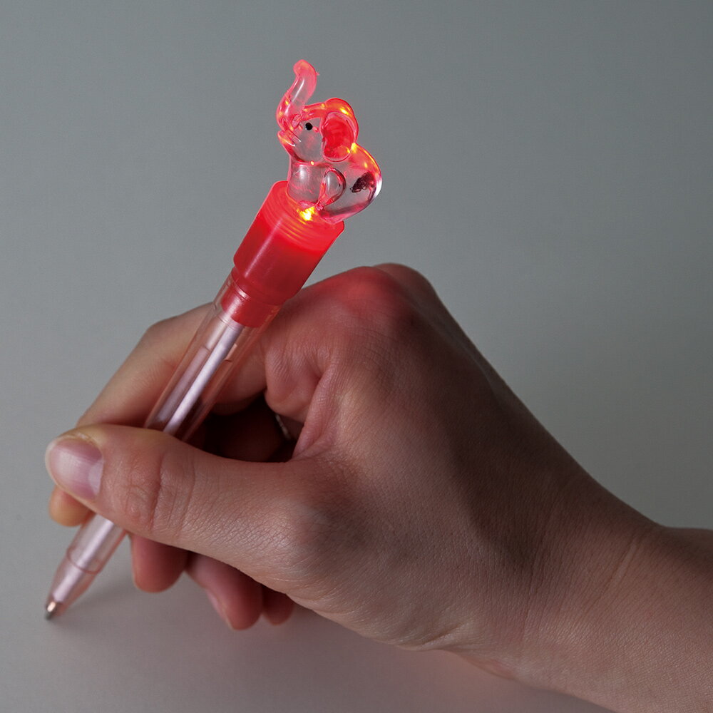 光る象さん ボールペン
