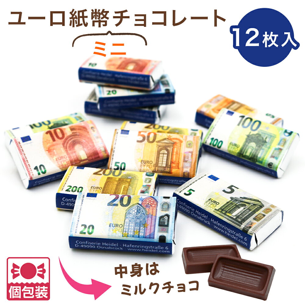 【5400円以上で送料無料】 ユーロ紙幣 ミニチョコレート 個包装 ばらまき【261105】
