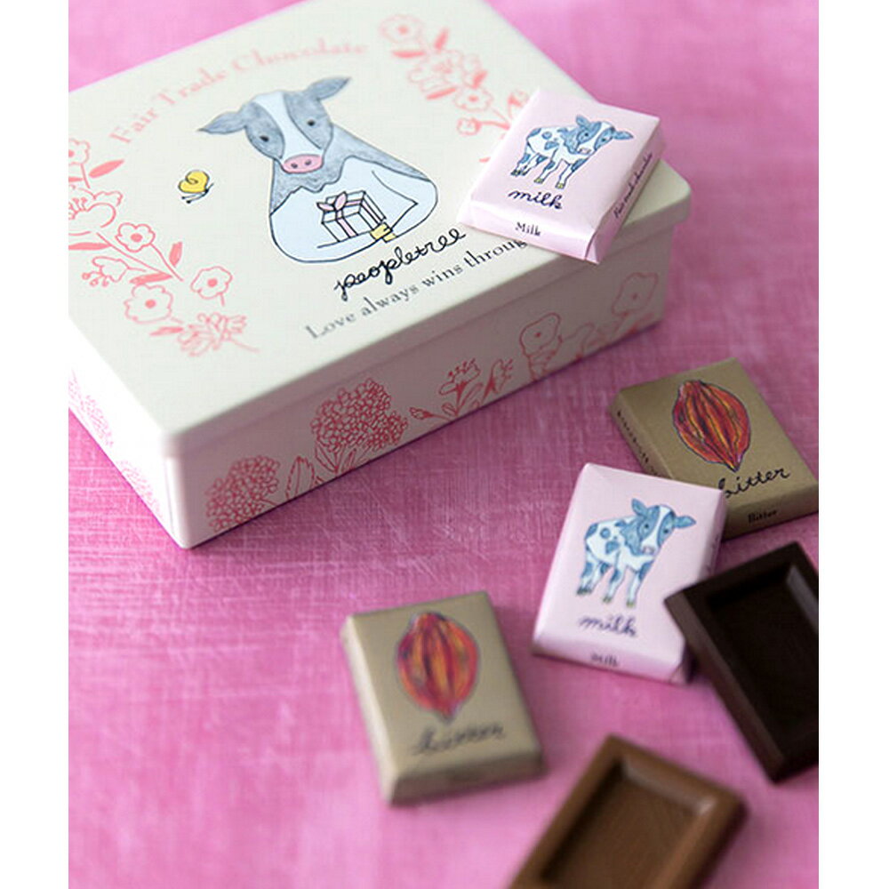 ピープルツリー People Tree ウシさん イラスト缶