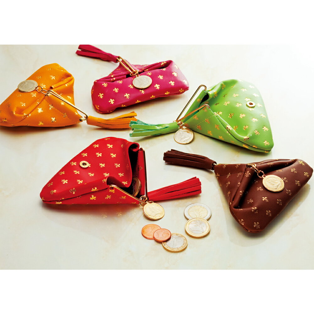 豚革三角コインケース