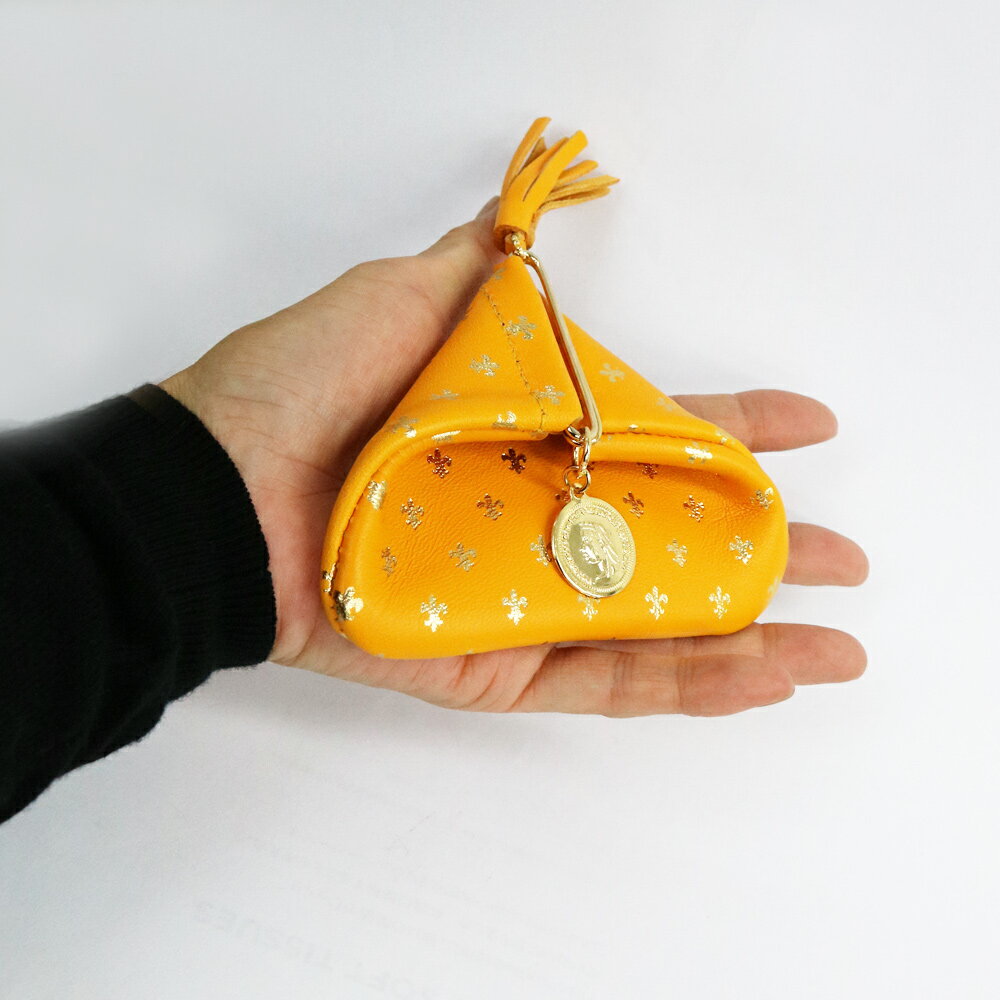 豚革三角コインケース