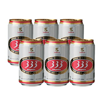 【楽天市場】[5000円以上で送料無料][父の日] ベトナムお土産 | ベトナム 333(バーバーバー)ビール 6缶セット【R66511