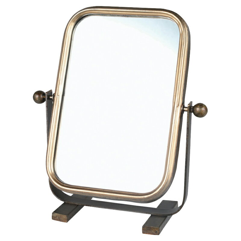 ダルトン DULTON Table top mirror　Rectangle　調卓上ミラー　H19-0114　アンティーク調 鏡 ディスプレイ インテリア