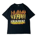 00s DEF LEPPARD 2006 ツアー プリント 半袖 Tシャツ M 黒 / 00年代 オールド デフレパード バンド ロック バンT 古着 アメリカ古着 USED ユーズド 中古 VINTAGE US古着 アメカジ