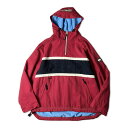 90s TOMMY HILFIGER フリース ライナー付き プルオーバー ナイロン パーカー ジャケット XL / 90年代 トミー ヒルフィガー 古着 アメリカ古着 USED ユーズド 中古 VINTAGE US古着 アメカジ