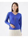 【SALE/49%OFF】【ウォッシャブル】エクストラファインウールVネックプルオーバーニット TRANS WORK トランスワーク トップス ニット グレー ...