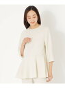 【WARDROBE】ペプラムブラウス S.ESSENTIALS エス エッセンシャルズ トップス シャツ・ブラウス ホワイト ネイビー【送料無料】[Rakute...