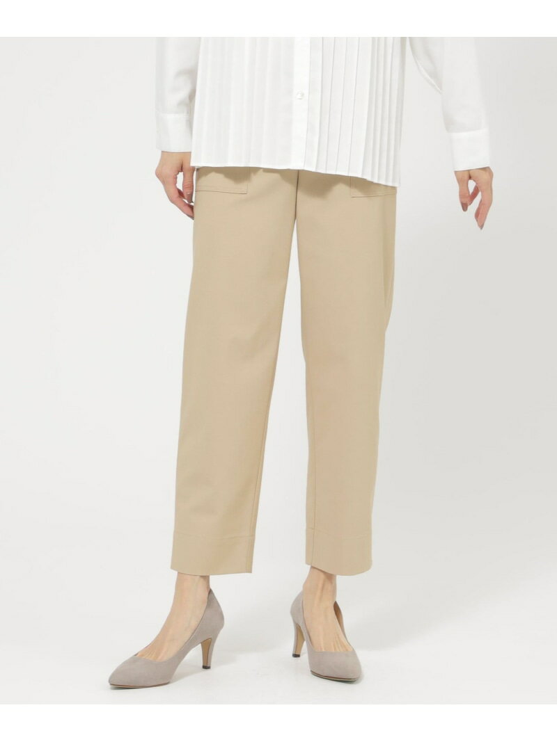 【SALE／31%OFF】【ウォッシャブル】コットンブレンドベイカーパンツ EVEX by KRIZIA エヴェックス バイ クリツィア パンツ その他のパンツ ベージュ ネイビー グレー【RBA_E】【送料無料】[Rakuten Fashion]