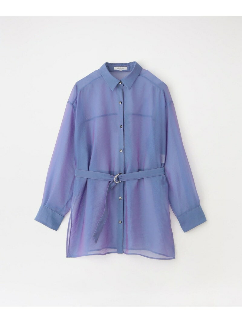 Rakuten - シャンブルシアーシャツ LOVELESS ラブレス トップス シャツ・ブラウス ブルー【送料無料】[Rakuten Fashion]