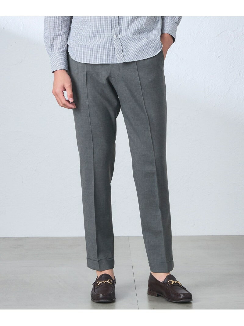 乐天商城 - 【SALE／21%OFF】【ウォッシャブル】【Adjustable Fit】ウールトロピカルトラウザース BAKER STREET ベイカー・ストリート パンツ スラックス・ドレスパンツ グレー【RBA_E】【送料無料】[Rakuten Fashion]
