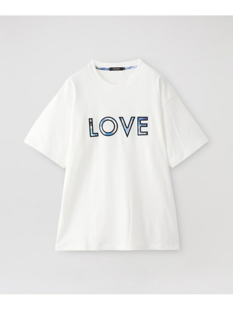 Rakuten - 【KANAKO SASAKI】コラボレーション グラフィックロゴTシャツ LOVELESS ラブレス トップス カットソー・Tシャツ ホワイト ブラック【送料無料】[Rakuten Fashion]