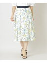 【SALE/37%OFF】フラワープリント フレアースカート TO BE CHIC トゥー ビー シック スカート その他のスカート ホワイト【RBA_E】【送...