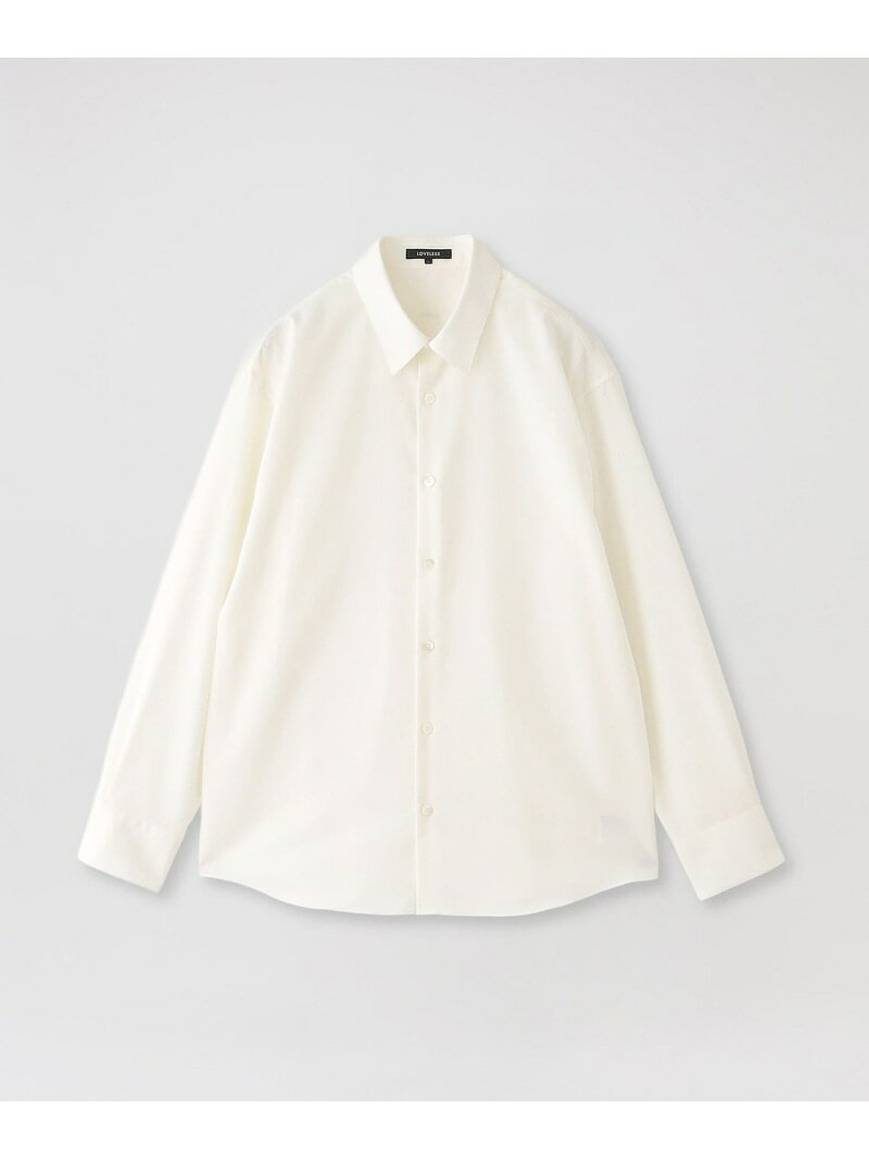 Rakuten - 【SALE／30%OFF】ウールミックスシャツ LOVELESS ラブレス トップス シャツ・ブラウス ブラック ホワイト【RBA_E】【送料無料】[Rakuten Fashion]