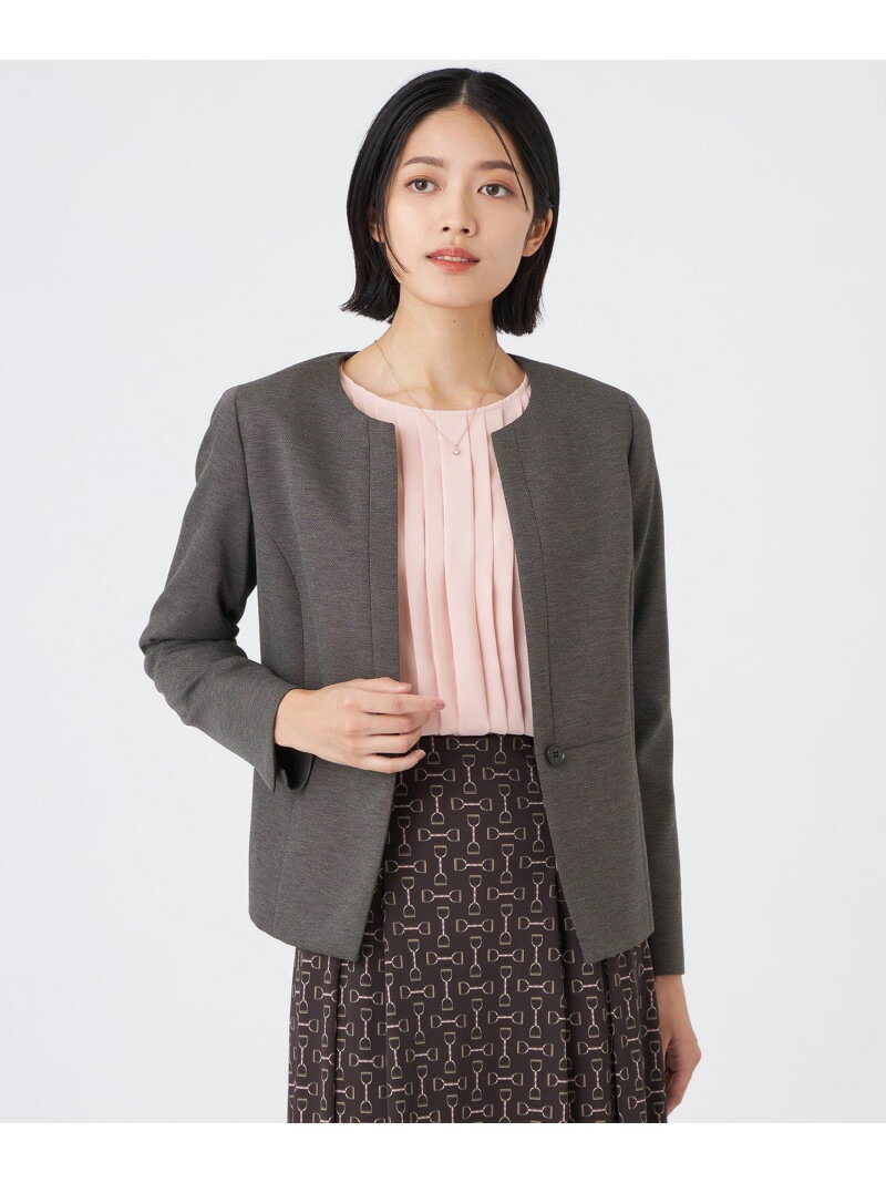 【美シリーズ・セットアップ対応・ウォッシャブル】プレミアムジャージジャケット TRANS WORK トランスワーク ジャケット・アウター その他のジャケット・アウター ネイビー グレー【送料無料】[Rakuten Fashion]