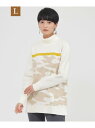 【SALE/29%OFF】【L】【ウォッシャブル】カモフラージュラメニット EVEX by KRIZIA サンヨー エルサイズ トップス その他のトップス ネイ...