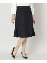 【SALE/30%OFF】ファンシーツイード スカート TO BE CHIC トゥー ビー シック スカート その他のスカート ネイビー【RBA_E】【送料無料...