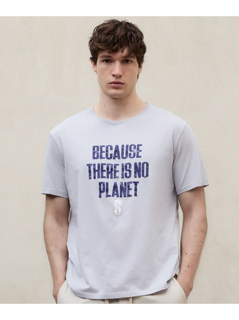 MIN BECAUSE Tシャツ / MINALF T-SHIRT ECOALF エコアルフ トップス カットソー・Tシャツ ネイビー ホワイト グレー【送料無料】[Rakuten Fashion]