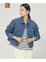 【SALE/24%OFF】【L】【ウォッシャブル】ストレッチデニムジャケット EVEX by KRIZIA サンヨー エルサイズ ジャケット・アウター その他の...
