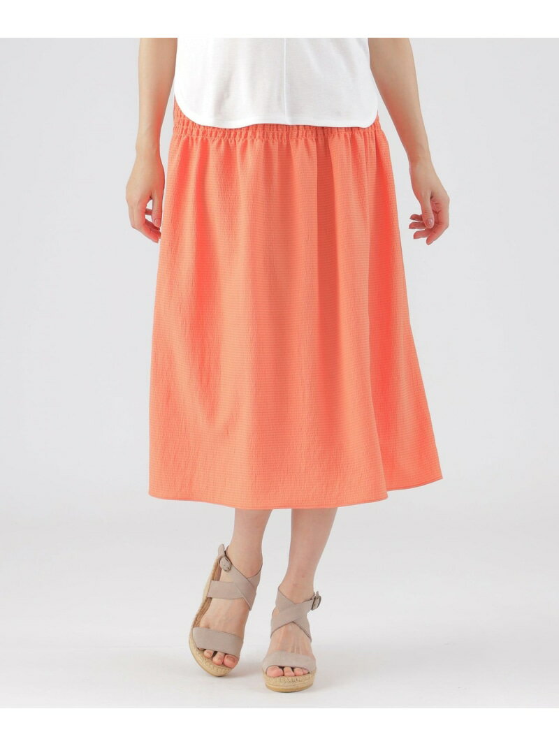 【SALE／28%OFF】【ウォッシャブル】アンティークバックサテンシャーリングスカート TRANS WORK トランスワーク スカート その他のスカート オレンジ ブラック【RBA_E】【送料無料】[Rakuten Fashion]