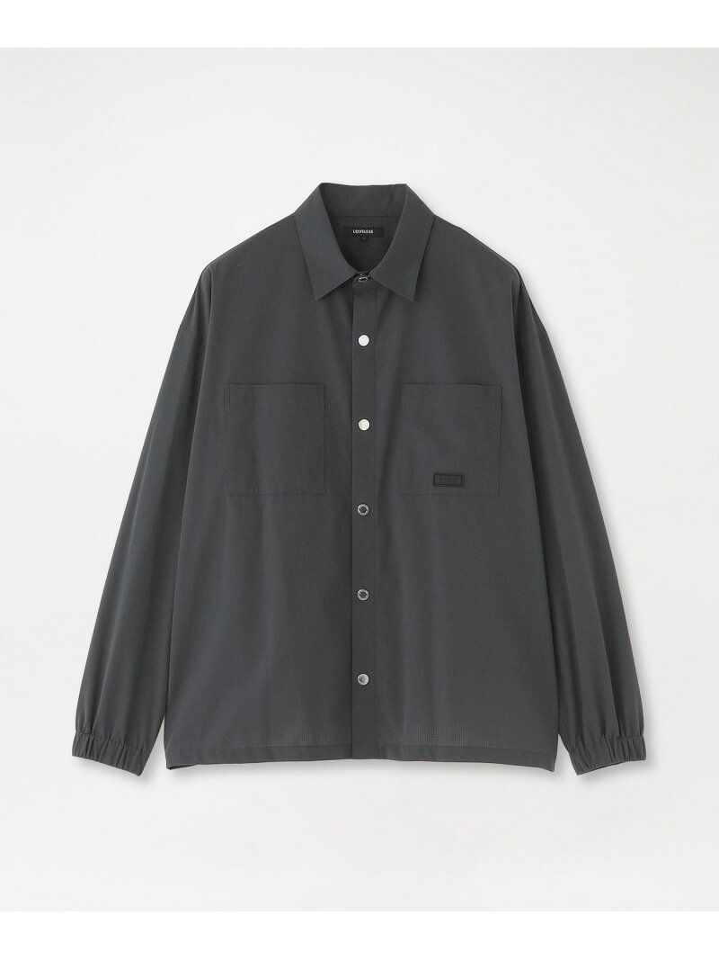 Rakuten - 【SALE／20%OFF】LVLSアウトフィッターシャツ LOVELESS ラブレス トップス シャツ・ブラウス ブラック グレー【RBA_E】【送料無料】[Rakuten Fashion]