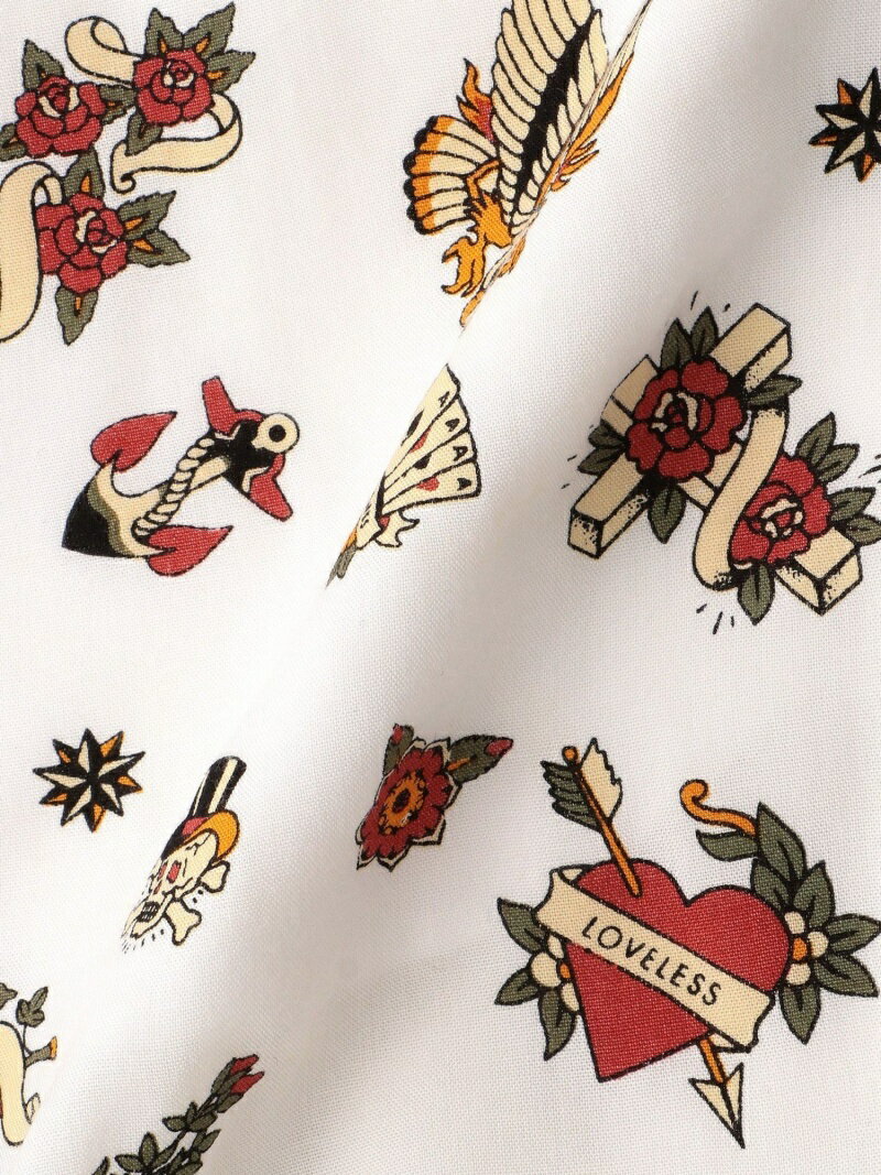 大注目 Sale 49 Off Tattoo プリント ショートパンツ Loveless ラブレス パンツ ジーンズ ショートパンツ ホワイト ピンク Rba E 送料無料 Fashion 早割クーポン Www Linkschool Co Uk